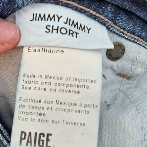 PAIGE Jimmy Jimmy Short in Fabiola Destructed size 27 - Picture 6 of 8